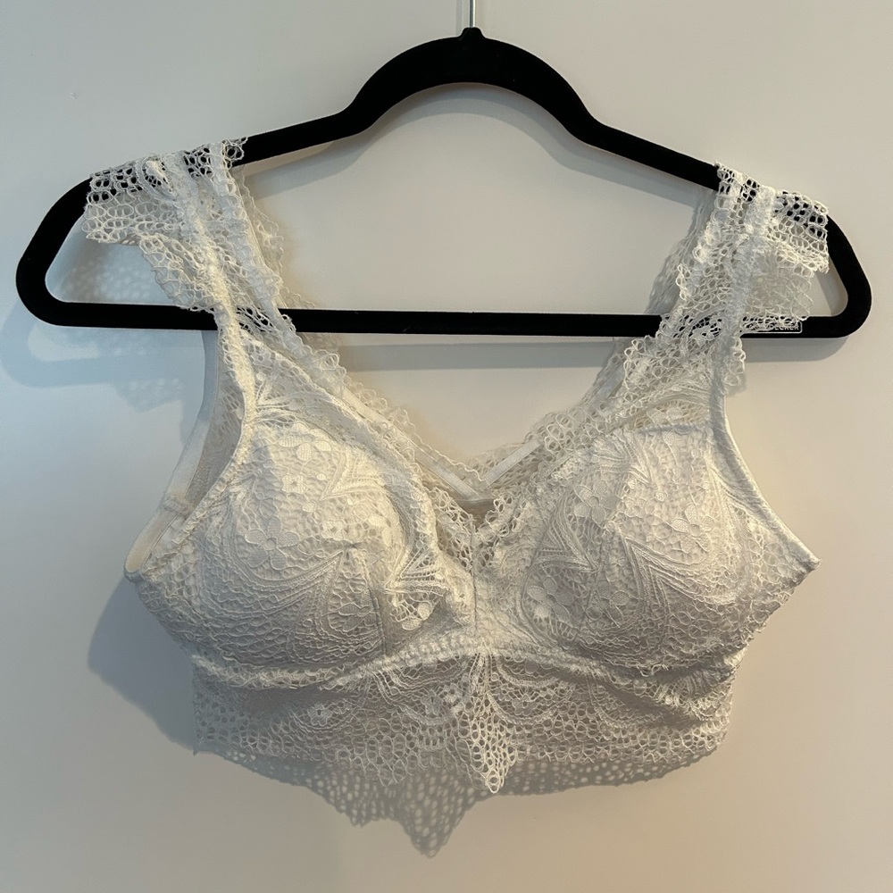 White bralette